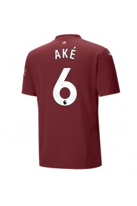 Fotbalové Dres Manchester City Nathan Ake #6 Třetí Oblečení 2024-25 Krátký Rukáv